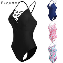 One Piece Sports High Cut Backless Swimsuit