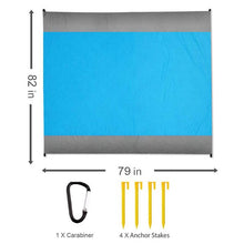 Picnic Blanket Foldable Sand Free Beach Mat