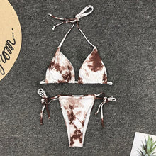Triangle Print Bikini Set