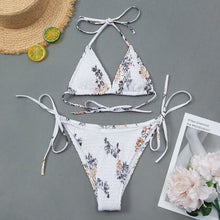 Triangle Print Bikini Set
