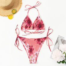 Triangle Print Bikini Set