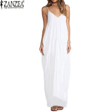 Summer Casual Strapless Long Maxi Beach Dress
