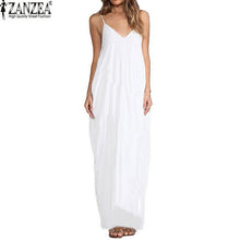 Summer Casual Strapless Long Maxi Beach Dress