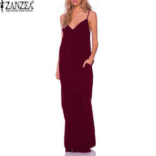 Summer Casual Strapless Long Maxi Beach Dress