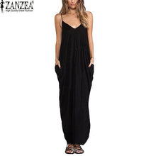Summer Casual Strapless Long Maxi Beach Dress