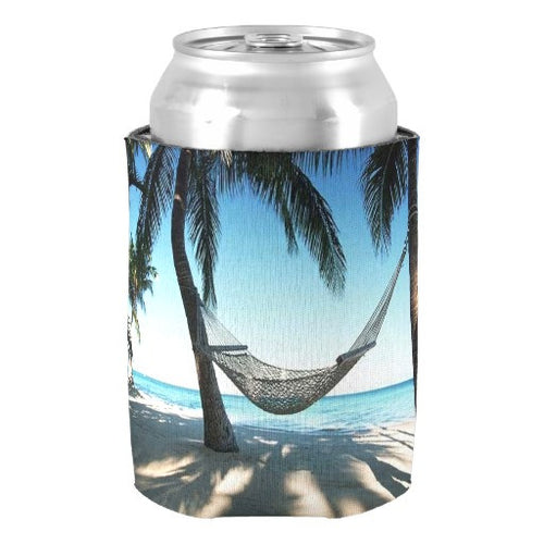 Summer Time Beach Can Cooler