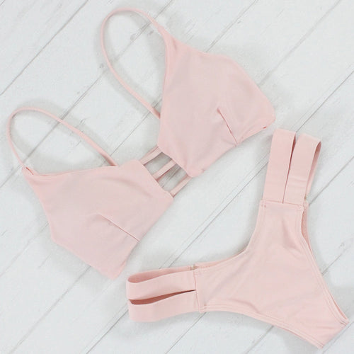 Push Up Bikini Swimsuit Bandeau