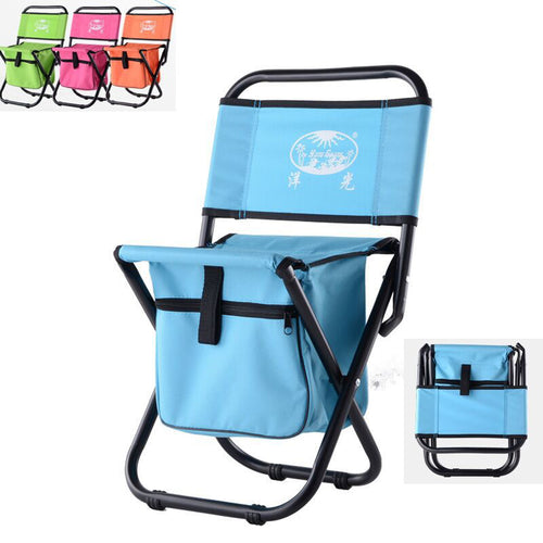 Multifunctional Beach Backrest Chair with Cooler