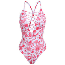 One Piece Sports High Cut Backless Swimsuit