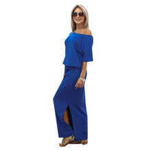 Summer Long Maxi BOHO Dress with Pocket Stretch