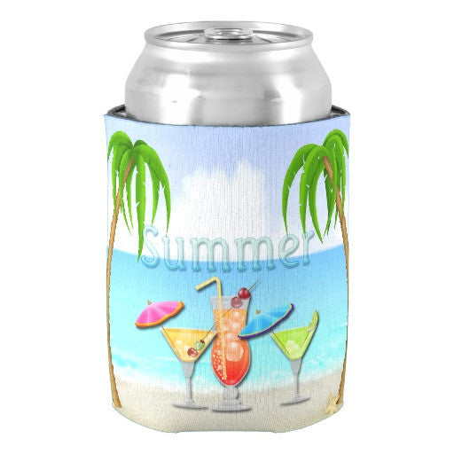 Beach Summer Cocktails Can Cooler