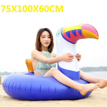 150cm Giant Flower Print Swan Inflatable Float