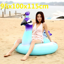 150cm Giant Flower Print Swan Inflatable Float