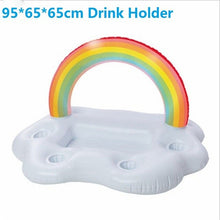 150cm Giant Flower Print Swan Inflatable Float