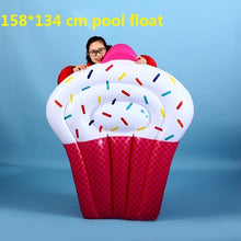 150cm Giant Flower Print Swan Inflatable Float