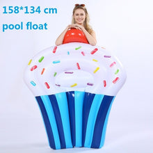 150cm Giant Flower Print Swan Inflatable Float