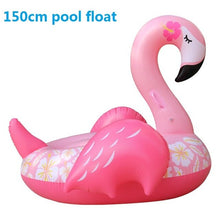 150cm Giant Flower Print Swan Inflatable Float